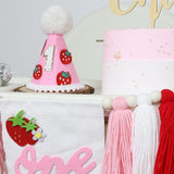 Maxbell Strawberry First Birthday Hat Themed Party Supplies Sweet 1ST Birthday Crown