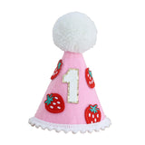 Maxbell Strawberry First Birthday Hat Themed Party Supplies Sweet 1ST Birthday Crown
