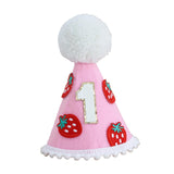 Maxbell Strawberry First Birthday Hat Themed Party Supplies Sweet 1ST Birthday Crown