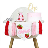 Maxbell Strawberry First Birthday Hat Themed Party Supplies Sweet 1ST Birthday Crown