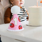 Maxbell Strawberry First Birthday Hat Themed Party Supplies Sweet 1ST Birthday Crown
