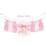 Maxbell High Chair Banner Wall Decor Home Decoration Half Birthday Party Decorations