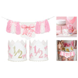 Maxbell High Chair Banner Wall Decor Home Decoration Half Birthday Party Decorations