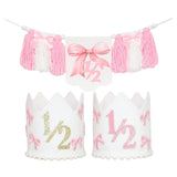 Maxbell High Chair Banner Wall Decor Home Decoration Half Birthday Party Decorations