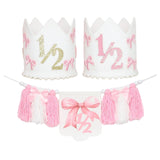 Maxbell High Chair Banner Wall Decor Home Decoration Half Birthday Party Decorations