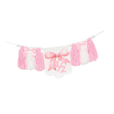 Maxbell High Chair Banner Wall Decor Home Decoration Half Birthday Party Decorations