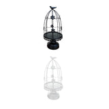Maxbell Bird Cage Candle Holder Elegant Tealight Holder for Wedding Birthday Holiday Black