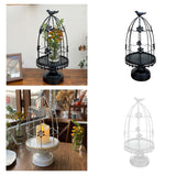 Maxbell Bird Cage Candle Holder Elegant Tealight Holder for Wedding Birthday Holiday Black