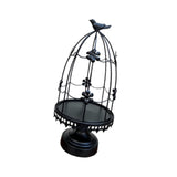 Maxbell Bird Cage Candle Holder Elegant Tealight Holder for Wedding Birthday Holiday Black