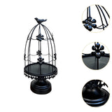 Maxbell Bird Cage Candle Holder Elegant Tealight Holder for Wedding Birthday Holiday Black