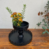 Maxbell Bird Cage Candle Holder Elegant Tealight Holder for Wedding Birthday Holiday Black