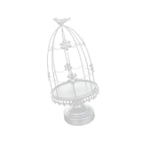 Maxbell Bird Cage Candle Holder Elegant Tealight Holder for Wedding Birthday Holiday White