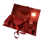 Maxbell Fillable Flower Gift Box I Love You Packaging Boxes for Birthday Mother's Day Red