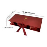 Maxbell Fillable Flower Gift Box I Love You Packaging Boxes for Birthday Mother's Day Red
