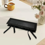 Maxbell Grad Empty Flower Box Cardboard Floral Packaging for Anniversary Party Candy black
