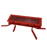 Maxbell Grad Empty Flower Box Cardboard Floral Packaging for Anniversary Party Candy red