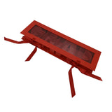 Maxbell Grad Empty Flower Box Cardboard Floral Packaging for Anniversary Party Candy red