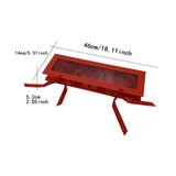 Maxbell Grad Empty Flower Box Cardboard Floral Packaging for Anniversary Party Candy red