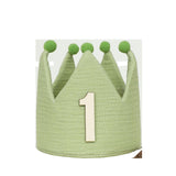 Maxbell Crown Hat Home Decoration Birthday Accessories Photo Props High Chair Banner With Number Hat