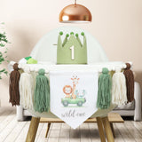 Maxbell Crown Hat Home Decoration Birthday Accessories Photo Props High Chair Banner With Number Hat
