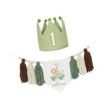 Maxbell Crown Hat Home Decoration Birthday Accessories Photo Props High Chair Banner With Number Hat