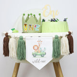 Maxbell Crown Hat Home Decoration Birthday Accessories Photo Props High Chair Banner With Cartoon Hat