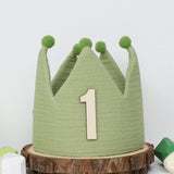 Maxbell Crown Hat Home Decoration Birthday Accessories Photo Props High Chair Banner With Cartoon Hat