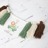 Maxbell Crown Hat Home Decoration Birthday Accessories Photo Props High Chair Banner With Cartoon Hat