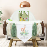 Maxbell Crown Hat Home Decoration Birthday Accessories Photo Props High Chair Banner With Cartoon Hat