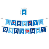 Maxbell Happy Dad's Day Banner Romantic Home Decoration for Festival Backyard Office