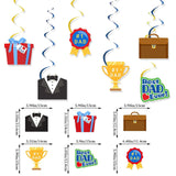 Maxbell Happy Dad's Day Banner Romantic Home Decoration for Festival Backyard Office