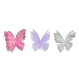 Maxbell 3D Butterfly Wall Decor Butterfly Mesh Photography Prop for Holidays Bedroom Pink