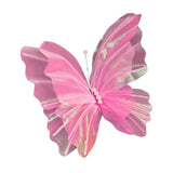 Maxbell 3D Butterfly Wall Decor Butterfly Mesh Photography Prop for Holidays Bedroom Pink
