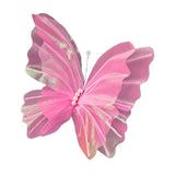 Maxbell 3D Butterfly Wall Decor Butterfly Mesh Photography Prop for Holidays Bedroom Pink
