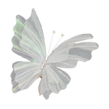 Maxbell 3D Butterfly Wall Decor Butterfly Mesh Photography Prop for Holidays Bedroom White