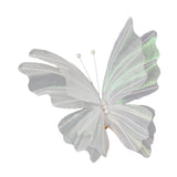 Maxbell 3D Butterfly Wall Decor Butterfly Mesh Photography Prop for Holidays Bedroom White