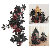 Maxbell Wedding Arch Flower Silk Flower Sturdy Decorative for Chair Sweetheart Table Style A