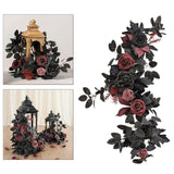 Maxbell Wedding Arch Flower Silk Flower Sturdy Decorative for Chair Sweetheart Table Style A