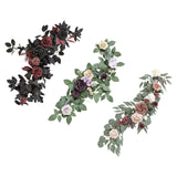 Maxbell Wedding Arch Flower Silk Flower Sturdy Decorative for Chair Sweetheart Table Style A