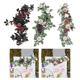 Maxbell Wedding Arch Flower Silk Flower Sturdy Decorative for Chair Sweetheart Table Style A