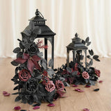 Maxbell Wedding Arch Flower Silk Flower Sturdy Decorative for Chair Sweetheart Table Style A