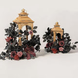 Maxbell Wedding Arch Flower Silk Flower Sturdy Decorative for Chair Sweetheart Table Style A