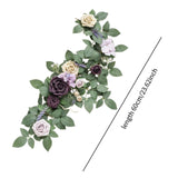 Maxbell Wedding Arch Flower Silk Flower Sturdy Decorative for Chair Sweetheart Table Style B