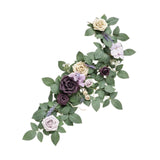 Maxbell Wedding Arch Flower Silk Flower Sturdy Decorative for Chair Sweetheart Table Style B