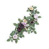 Maxbell Wedding Arch Flower Silk Flower Sturdy Decorative for Chair Sweetheart Table Style B