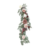 Maxbell Wedding Arch Flower Silk Flower Sturdy Decorative for Chair Sweetheart Table Style C