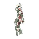 Maxbell Wedding Arch Flower Silk Flower Sturdy Decorative for Chair Sweetheart Table Style C