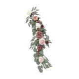 Maxbell Wedding Arch Flower Silk Flower Sturdy Decorative for Chair Sweetheart Table Style C