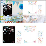 Maxbell Baby Gender Reveal Board Novelty Baby Birthday Supplies Boy Girl Voting Game White