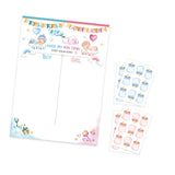 Maxbell Baby Gender Reveal Board Novelty Baby Birthday Supplies Boy Girl Voting Game White